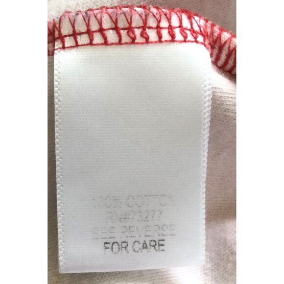 Croft & Barrow 2X Top Womens Plus-Size Striped Classic Tee Red Orange Cotton - Picture 7 of 8